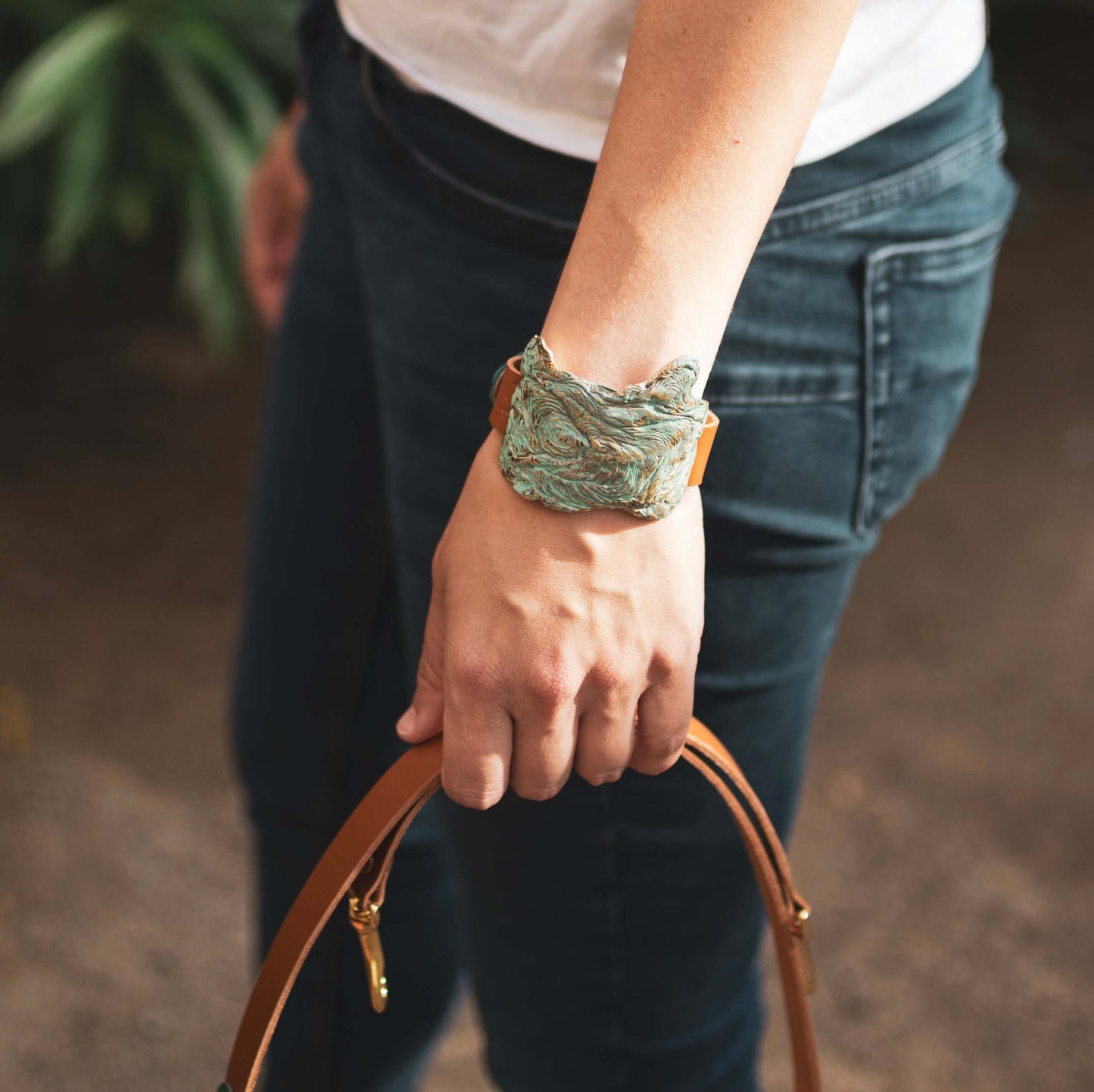 Pulsera con Brazalete de Latón